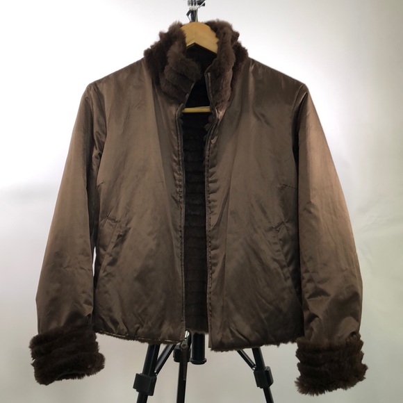 Reversible Rabbit Fur Jacket - Picture 2 of 8